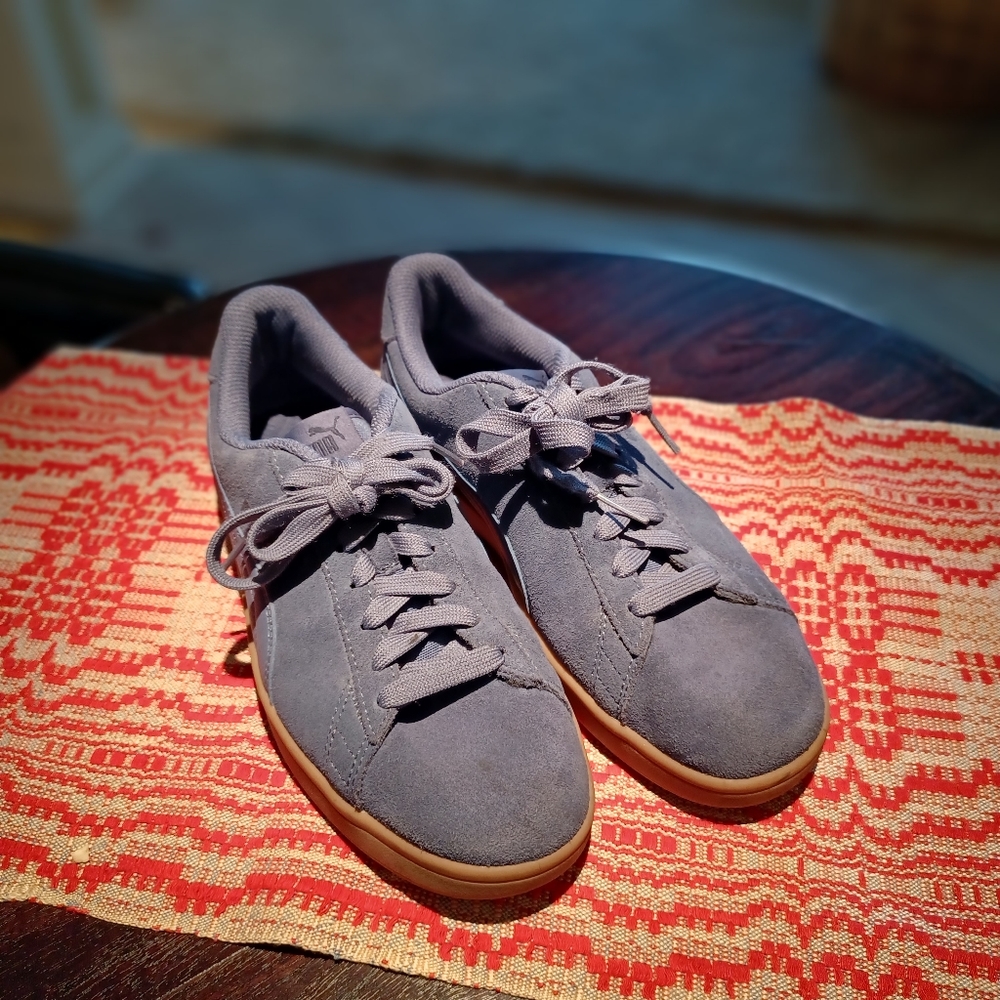 Blue suede shoes